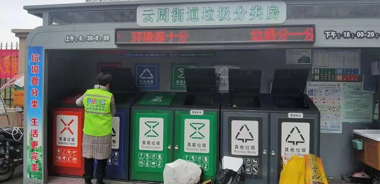 瑞安市云周街道站西社區(qū)居務(wù)監(jiān)督委員會（垃圾分類房）瑞安市云周街道站西社區(qū)電話號碼，瑞安市云周街道丨大家齊參與 環(huán)境更美好 垃圾分類進小區(qū)宣傳，不要告訴別人，(圖1)