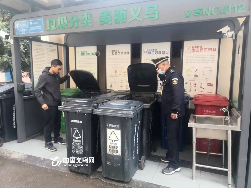 義烏市對(duì)于其它垃圾的處理方式（義烏垃圾處理方法）義烏義亭：看看，你單位生活垃圾分類(lèi)了嗎？，(圖1)