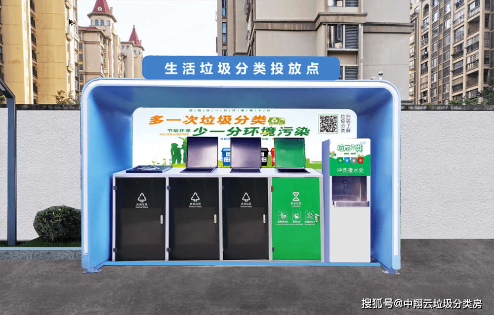 垃圾分類還要看“朝陽群眾”江蘇中翔云環(huán)境科技有限公司智能垃圾分類亭顯身手(圖1) 1.jpg