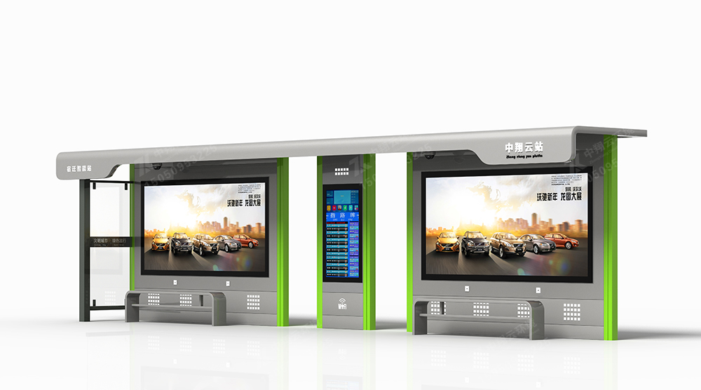 智能城市公交候車(chē)亭H-019(圖1) 1.jpg