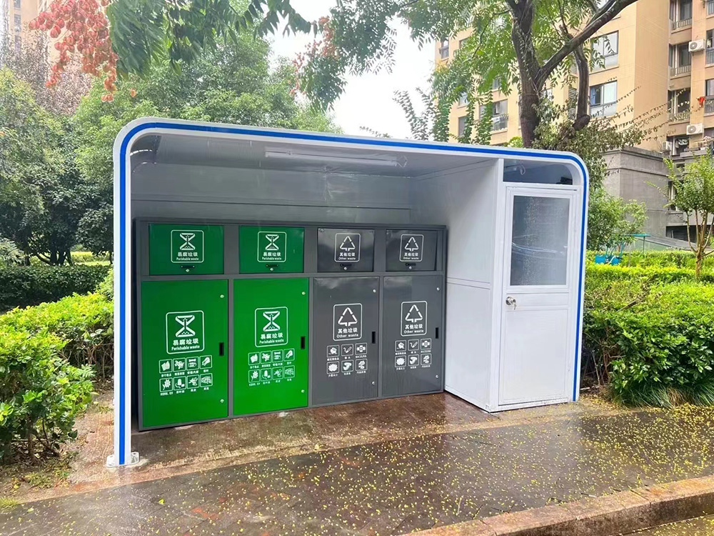 垃圾分類箱亭帶儲存間